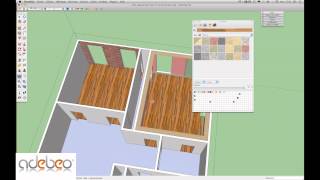 Tutoriel Sketchup  21  Outil pot de peinture MAC [upl. by Schargel712]