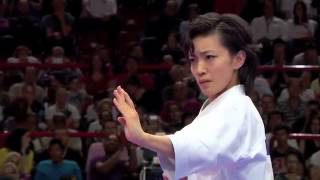 Final Female Kata Rika Usami of Japan 21st WKF World Karate Championships Paris 2012 [upl. by Gipsy]