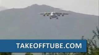 Avro RJ 85 short field landing [upl. by Caldera]