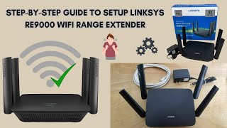 How to setup Linksys RE9000 Wifi range Extender  Setting up Linksys RE9000 Extender [upl. by Oninotna]