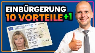 10 Vorteile der Einbürgerung  1 Bonus Tipp [upl. by Nuhsar]