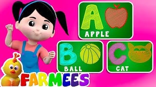 ABC Phonics Song  Preschool Learning Videos  Farmees Nursery Rhymes amp Kids Songs  Animal Cartoon [upl. by Almap384]