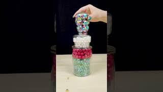 Oddly Satisfying Reverse Video 😍⭐💎 Colorful Beads ASMR Video [upl. by Allehcim]