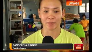 Pandelela Rinong Leong Mun Yee sahut cabaran [upl. by Madelon]