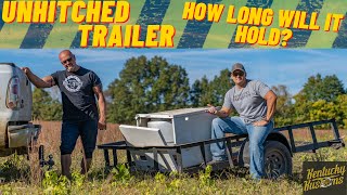 Pulling A Trailer UnhitchedHow Long Will It Hold [upl. by Kenay]