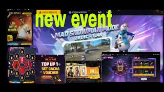 Free Fire new event lucky wheel diamonds event December wheel event new ring event Loy snow YT [upl. by Sansen]