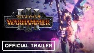 Total War Warhammer 3  Official Tzeentch Trailer [upl. by Htidirem]