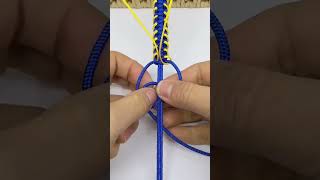 Macrame bracelet with string bracelet tutorial [upl. by Bruner]