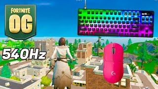 SteelSeries Apex Pro TKL ASMR 😴 Fortnite OG Reload 🏆 Satisfying Keyboard Fortnite 360 FPS 4K [upl. by Dieball]