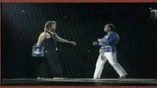 Jean Frenette Sparring Kicks Martial arts Budo Gala 1993 [upl. by Pfeifer]