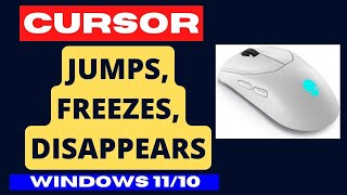 Mouse Cursor freezes jumps disappears issue on Windows 11  10 Fix [upl. by Ahsla354]