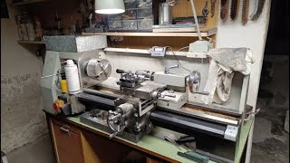 Soustruh PROMA 500  Proma 500 lathe [upl. by Behlau]