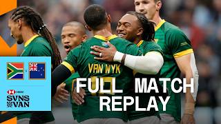 Blitzboks stun All Blacks 7s  South Africa v New Zealand  HSBC SVNS Vancouver  Full Match Replay [upl. by Rehpitsirhc93]