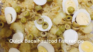 Portuguese Goan Bacalhau recipeBacalhau recipe [upl. by Adnirak]