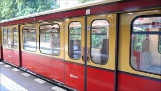 SBahn Berlin  Züge im SBahnhof Hohenzollerndamm HD [upl. by Ayhtin]