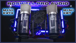 Roswell Pro Audio Mini K47 and Mini K87 TestReview [upl. by Hairej]