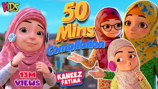 Kaneez Fatima Cartoon Series Compilation  Episodes 16 to 27  3D Animation Urdu Stories For Kids [upl. by Annola]