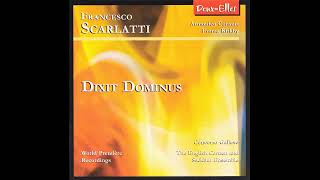 Francesco Scarlatti 1666– c1741  Dixit Dominus Christopher Monks Emma Kirkby [upl. by Orimlede]