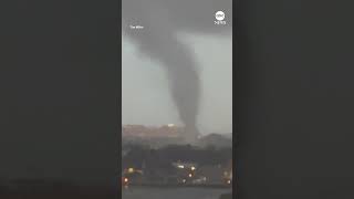 Tornado causes power flashes in Fort Lauderdale [upl. by Nnaytsirk]