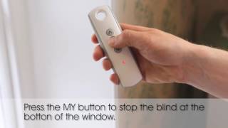 How To Take A Somfy Electric Roller Blind Out Of Program Mode [upl. by Holms]