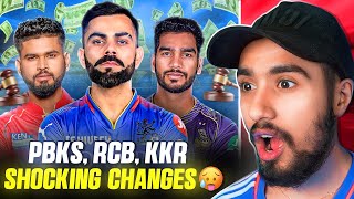 RCB’s BIG Shocker NO SIRAJ 🤯  Shreyas 2675 Cr 💀  RCB KKR amp PBKS Auction Drama [upl. by Goetz685]