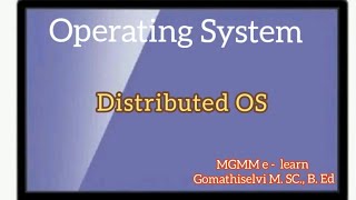 Distributed Operating system in os tamil [upl. by Edrei2]