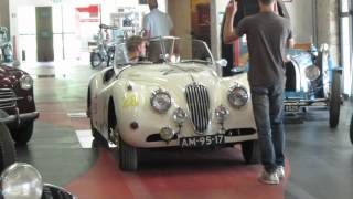 Jaguar XK 140 OTS Works  Houtkamp NL  Mille Miglia Museo  Brescia [upl. by Blumenfeld13]