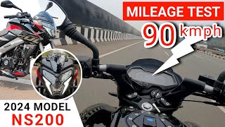 2024 New Bajaj Pulsar NS200 Mileage Test Pulsar NS200 Mileage  NS200 Mileage200Ride ReviewNS200 [upl. by Althee]