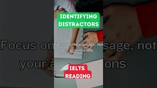 Identifying Distractors ieltsreading ieltsexam shorts ieltsprepration [upl. by Arabeila]