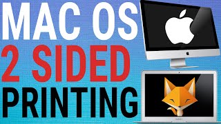 How To Enable 2 Sided Printing On Mac OS [upl. by Teik]