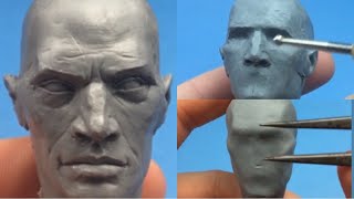 How To Sculpt A Face With Clay [upl. by Arria]