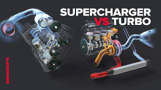 How Superchargers vs Turbos Work [upl. by Breed]