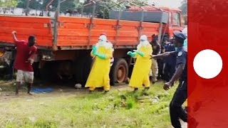 Video Ebola patient escapes quarantine spreads panic in Monrovia Liberia [upl. by Holt72]