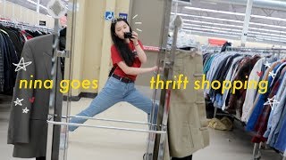 nina goes thrift shopping 🌶 [upl. by Retsub]