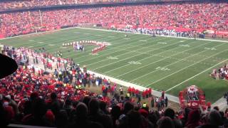 Angie Johnson Sings National Anthem at Kansas City Chiefs vs San Diego Chargers Game [upl. by Lanod630]