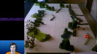 Warhammer Battle Report Dwarfs vs Halflings [upl. by Sabas257]