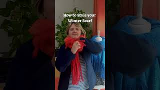 How to Style your Winter Scarf ❄️🧣🥶😍 [upl. by Dumanian]