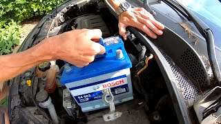 How To Change the Battery from a Opel Corsa E [upl. by Ellenaej984]