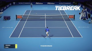 TIEBREAK  Daniil Medvedev Vs Rafael Nadal I Nitto ATP Finals I Expert Difficulty PS5 [upl. by Ssyla]