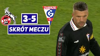 1 FC Köln  Górnik Zabrze 35 skrót meczu  Mecz pożegnalny Podolskiego  kulisy 2024 [upl. by Luemas]