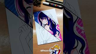 Ai Hoshino  Drawing【推しの子】shorts oshinoko 有馬かな popin2 推しの子 [upl. by Weider]