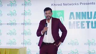 Abdullah Khawaja CEO  Speech on Companys 4th Annual Meetup  2023 khirednetworks speech 2023 [upl. by Carisa]