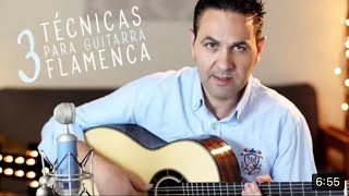 3 TÉCNICAS BÁSICAS PARA APRENDER GUITARRA FLAMENCA 🎸 Tutorial Jerónimo de Carmen [upl. by Heurlin620]