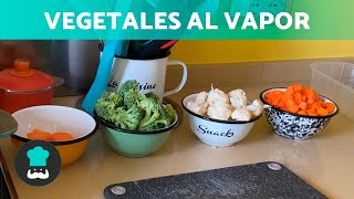 Cómo hacer VERDURAS al VAPOR Sin Vaporera 🥕🥦 Receta Sana [upl. by Summers416]