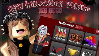 NEW HALLOWEEN MM2 UPDATE👻🎃 [upl. by Fulmis]