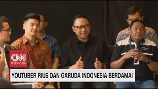 Youtuber Rius amp Garuda Indonesia Berdamai [upl. by Pammi]