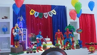 Superheróis decoração [upl. by Jaye]