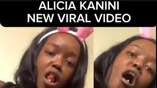 ALICIA KANINI AMEACHILIA TENA  VIRAL VIDEO [upl. by Notserp]