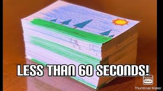 How To Make a Flip Book in less than 60 seconds For Beginners shorts [upl. by Mozelle404]