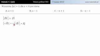 Zad4 Matura próbna 7 marzec 2012 [upl. by Akihdar]